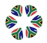 3 Different Thickness South African flag Print Guitar Picks for Electric Guitar,Acoustic Guitar,12-pack