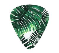 3 Different Thickness Tropical Palm Banana Leaves Print Guitar Pick Plectrums For Bass Ukulele Acoustic Guitars