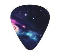 3 Different Thickness Universe Galaxy Space Print Guitar Pick Plectrums For Bass Ukulele Acoustic Guitars