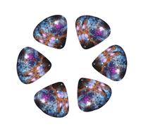 3 Different Thickness Universe Galaxy Space Print Guitar Picks for Acoustic Guitar,Electric Guitar,12-pack