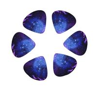 3 Different Thickness Universe Galaxy Star Space Print Guitar Picks for Acoustic Guitar,Electric Guitar,12-pack