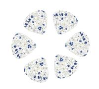 3 Different Thickness Wild Flowers and Cornflowers Daisies Print Guitar Picks for Acoustic Guitar,Electric Guitar,12-pack