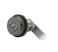 3 Digit Code Combination Cam Lock 20mm Password Coded Locks Zinc Alloy Coded Security Lock for Box Cabinet Mailbox Drawer Door Furniture Gun Color