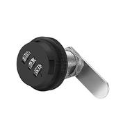 3 Digit Code Combination Cam Lock 25mm Password Coded Locks Zinc Alloy Coded Security Lock for Box Cabinet Mailbox Drawer Door Furniture Black