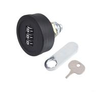 3-Digit Combination Drawer Lock Resettable Password Cabinet Lock for Furniture, Mailbox, Toolboxes & Caravans, Zinc Alloy & Steel Hardware(20mm Black)
