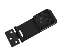 3 digit combination lock with turn knob hasp for cabinets and drawers offering keyless security with up to 1000 unique codes for secure home storage (Black)