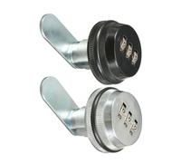 3-Digit Combination Mailbox Lock 7/8 Inch Rotary Tongue Cam for Cinet Drawer Door Security Home Box 1Pcs(Black H 30MM)