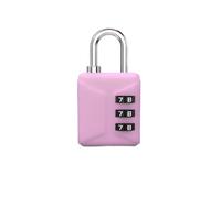 3-Digit Combination Padlock Plastic Waterproof Outdoor Lock for School Gym Locker, Sports Locker, Luggage, Backpack - Lightweight Colorful Security Lock