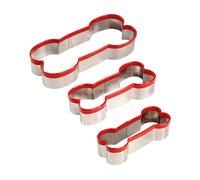 3 Dog Bone Cookie molds Bone Shaped Cookie molds Dog paw Print Cookie molds 3 Dog Specific Cookie molds of Different Sizes Homemade Dog Specific Cookie molds