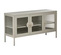 3 Door Sideboard GLEORA Metal Light Beige