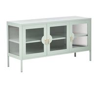 3 Door Sideboard GLEORA Metal Mint Green