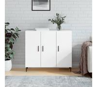 3 Door Sideboard Storage Cupboard Buffet Cabinet with Shelf Living Room TV Stand