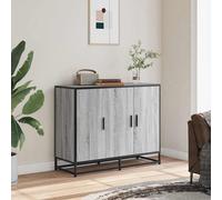 3 Door Sideboard Storage Cupboard Buffet Cabinet with Shelf Living Room TV Stand