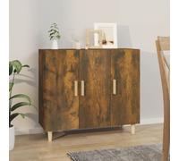 3 Door Sideboard Storage Cupboard Buffet Cabinet with Shelf Living Room TV Stand