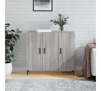 3 Door Sideboard Storage Cupboard Buffet Cabinet with Shelf Living Room TV Stand