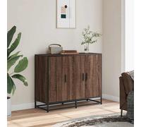 3 Door Sideboard Storage Cupboard Buffet Cabinet with Shelf Living Room TV Stand