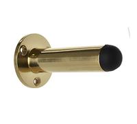 3" Door Stop Pillar Type 75MM 2 1/2 INCH Solid Polished Brass with Screws