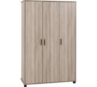 (3 Door Wardrobe) Oliver Bedroom Furniture Range in Light Oak Effect
