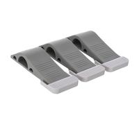 3 Door Wedge Heavy Duty Rubber Door Wedge with Holder - Non-Slip Door Jammer