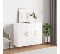 3 Doors Sideboard Compact Sideboard Modern Buffet Kitchen Storage Cabinet