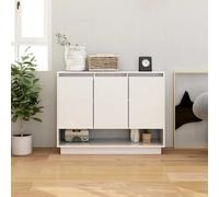 3 Doors Sideboard Storage Cupboard Buffet Cabinet with Compartment Living Room