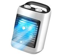 3. Double Ice Pack USB Air Cooler 3-Speed Quiet Rechargeable For Travel Vehicle Home Use Multi Scenario Portable AC Fan