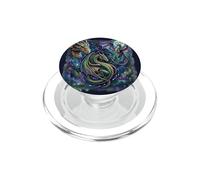 3 Dragons Howling At The Moon Funny Dragon Lover PopSockets PopGrip for MagSafe