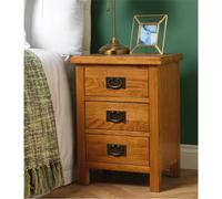 3 Drawer Bedside Cabinet / Bedroom Lamp Table / Nightstand