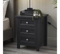 3 Drawer Bedside - Maine - Julian Bowen