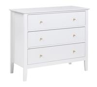 3 Drawer Chest ASSISI White