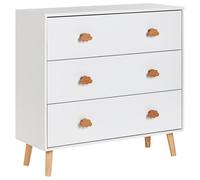 3 Drawer Chest CLOUDY White