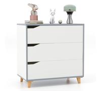 3-Drawer Chest Storage Cabinet Dresser Freestanding Organizer Anti-tripping