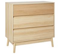 3 Drawer Chest WALES Light Brown