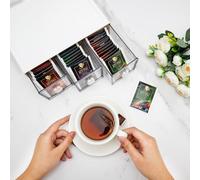 3 Drawer Cupboard Organizers, Tea Box, Coffee Bag Organizer, Compact Cupboard Storage Rack for Kitchen, Cosmetics, Accessories