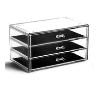 3 Drawer Makeup Organizer, Park Avenue| The Manhattan Series | Makeup Drawer Organizer | Makeup Storage | Cosmetic