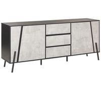 2 Door Sideboard BLACKPOOL Grey Concrete Effect