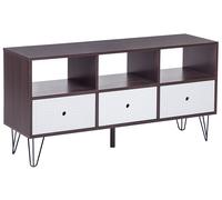 TV Stand FOSTON Brown/ White