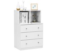 3 Drawers with 2 Cubbies Chest Dresser Organizer Storage Dresser