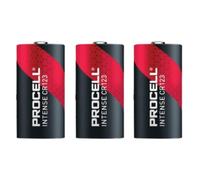 3 DURACELL PROCELL INTENSE POWER CR123 HIGH DRAIN 3V DU16339 LITHIUM BATTERIES
