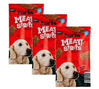 3× Eārls Meaty Strips by AIdl - Beef | Dog Treats | With Vitamin E | 200g Each [Total 600g]