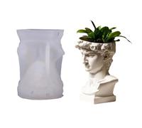 3 Elegant Sculpture Silicone Planter Mold Multi-Purpose Cement, Concrete & Resin Casting for Home & Garden Art Flexible Silicone Flowerpot Mold