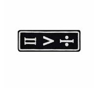 3'' Equality Symbol Embroidered Iron On Patch