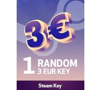 3 EUR Random 1 Key - Steam Key - GLOBAL