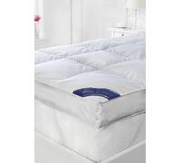3" European King Bed Size Continental Hotel Quality White Goose Feather & Down Mattress Topper, 100% Down-Proof 230TC Cotton Casing, Anti-Dust Mite (160cm x 200cm x 7.5cm) By Littens