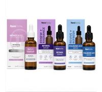 3 Face Facts Serum | Menopause Revitalising + Retinol + Hyaluronic Acid | Set 3 x 30ml Revitalise + Renew + Hydrate - 3 Complementary Facial Serums for Smoother, Refreshed & Hydrated-Looking Skin
