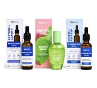3 Face Facts Serum (Salicylic Acid, Matcha Glow Azelaic & Hyaluronic Acid) | 3 x 30ml Clarify + Glow + Hydrate - 3 Complementary Facial Serums for Smoother, Radiant & Hydrated-Looking Skin