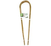3 Feet Natural U-Hoops Bamboo, Mininfa Garden Trellis, Bamboo Trellis U-Shape for Plant Support - 3 Pack
