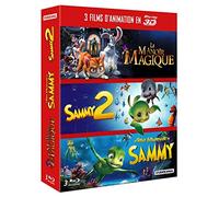 3 films d'animation en Blu-ray 3D et 2D : Le manoir magique + Sammy 2 + Le voyage extraordinaire de Sammy [Blu-ray 3D]