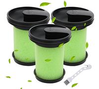 3 Filters for Gtech Multi Mk2 ATF006 ATF036, for Gtech Multi MK2 K9 Atf037