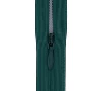#3 Flexi Invisible Close-End Zip, 1 Zip - Concealed Zipper for Dresses & Skirts, Soft Stretch Tape, Sewing Craft 22 Inch (56cm) (Dark Blue-Green)